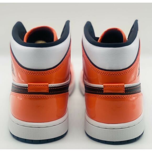 NEW Nike Air Jordan 1 Mid SE Turf Orange DD6834-802 Men’s Size 9.5 - Picture 4 of 6